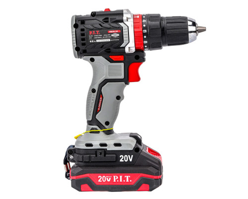 Дрель ударная аккумуляторная бесщёточная P.I.T. PSB20H-10C/2 X-DRIVER