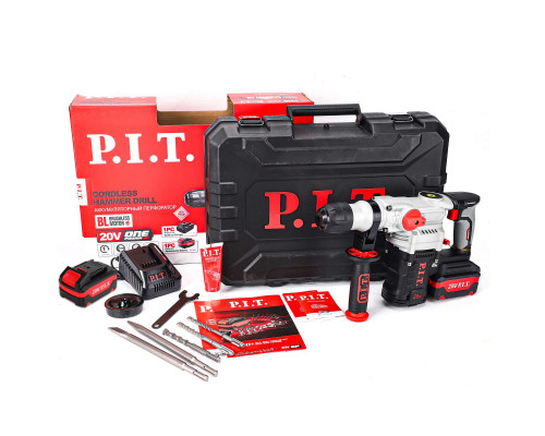 Перфоратор SDS-Plus аккумуляторный бесщеточный P.I.T. PBH20H-26A/2