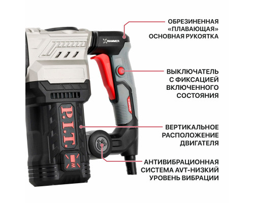 Молоток отбойный SDS-MAX сетевой P.I.T. GSH25-C2