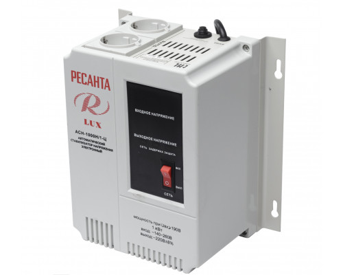 Стабилизатор напряжения Ресанта АСН-1000Н/1-Ц Lux 63/6/14