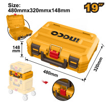 Ящик 19" для инструмента штабелируемый 480х320х148 мм INGCO PBXS102