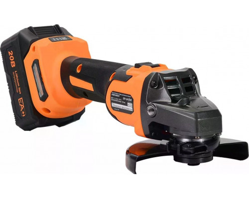 Углошлифовальная машина аккумуляторная Вихрь АУШМ-125/20Li-R (1 АКБ и ЗУ) ЕА+ в кейсе 72/12/47