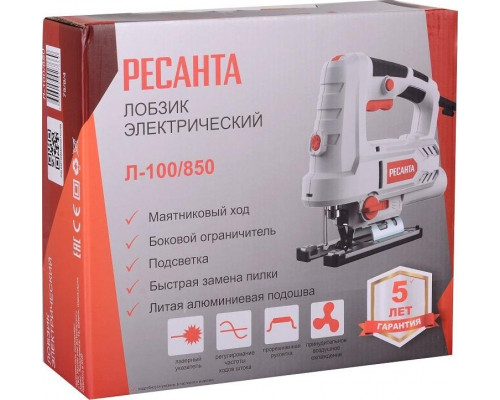 Лобзик электрический Ресанта Л-100/850  75/9/4