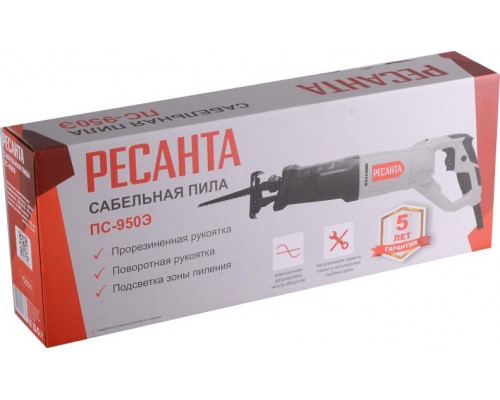 Сабельная пила Ресанта ПС-950Э 75/25/1