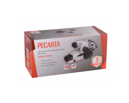 Ленточная шлифмашина Ресанта ЛШМ-75/900  75/6/1