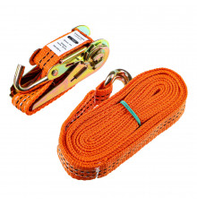 Стяжка груза с храповиком NEW GALAXY 110 мм, 5 м, шир. ленты 25 мм, 500/900 кг, блистер 746-024