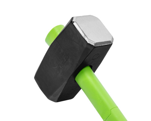 Кувалда СИБРТЕХ 7000 г, фибергласовая обрезиненная рукоятка 10898