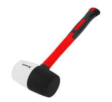 Киянка резиновая, 910 г, черно-белая резина, фибергласовая рукоятка Matrix