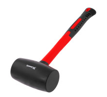 Киянка резиновая, 910 г, черная резина, фибергласовая рукоятка Matrix 11194