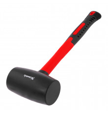 Киянка резиновая, 910 г, черная резина, фибергласовая рукоятка Matrix 11194