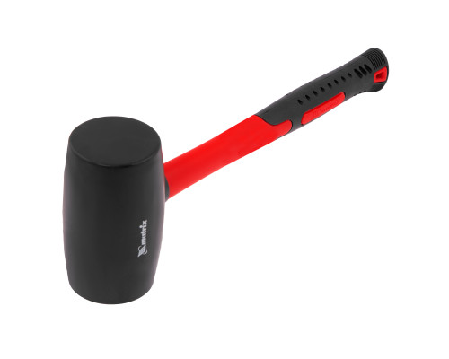 Киянка резиновая, 910 г, черная резина, фибергласовая рукоятка Matrix 11194