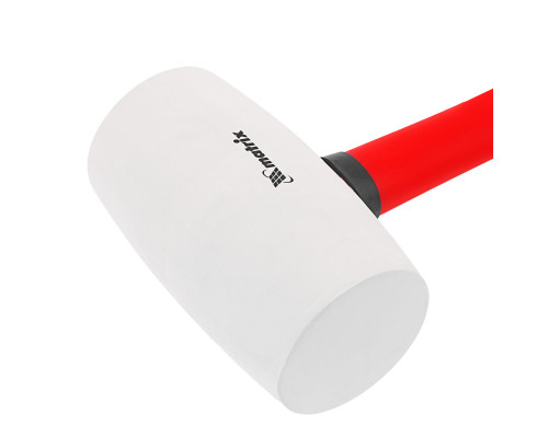 Киянка резиновая, 910 г, белая резина, фибергласовая рукоятка Matrix 11198