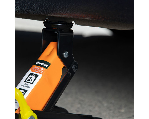 Гидравлический подкатной домкрат ЕРМАК 2 т, высота подъема 130-315мм 742-001