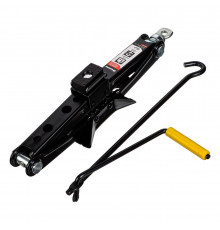 Механический ромбический домкрат ЕРМАК 1 т, высота подъема 100-350 мм, резиновая площадка 770-057