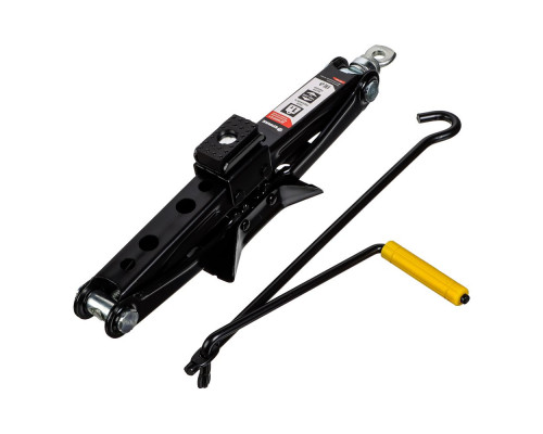 Механический ромбический домкрат ЕРМАК 1 т, высота подъема 100-350 мм, резиновая площадка 770-057