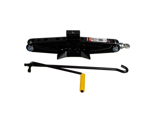 Механический ромбический домкрат ЕРМАК 1 т, высота подъема 100-350 мм, резиновая площадка 770-057