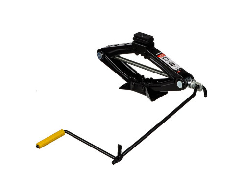 Механический ромбический домкрат ЕРМАК 1 т, высота подъема 100-350 мм, резиновая площадка 770-057