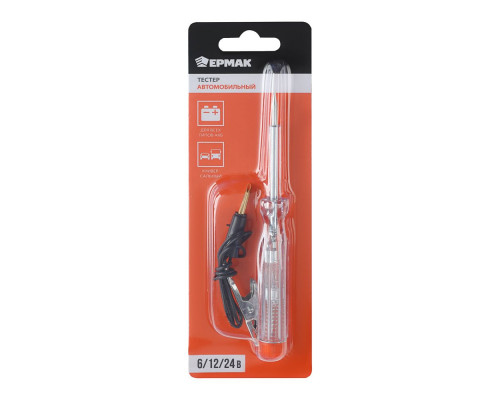 Универсальный автомобильный тестер ЕРМАК 6/12/24В 967-003