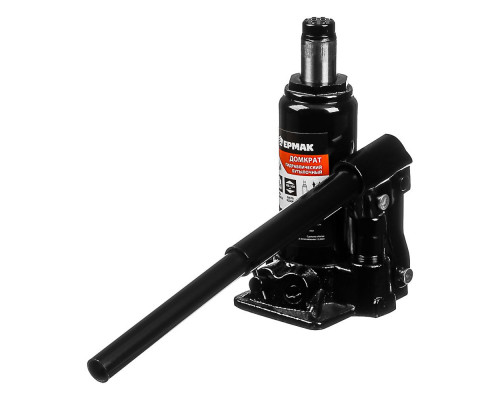 Гидравлический бутылочный домкрат ЕРМАК 3 т, в кейсе высота подъема 158-308 мм 770-069