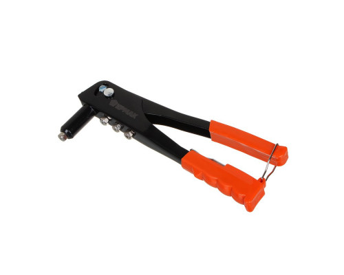 Заклёпочник с набором заклёпок ЕРМАК 225 мм, 2.4 мм х 20 шт, 3.2 мм x 20 шт, 4.0 мм x 10 шт, 4.8 мм x 10 шт 671-012