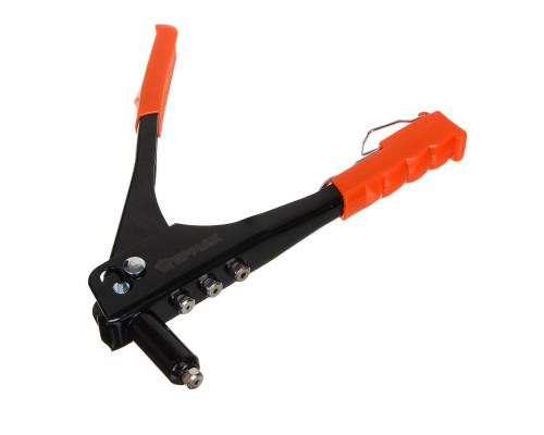 Заклёпочник с набором заклёпок ЕРМАК 225 мм, 2.4 мм х 20 шт, 3.2 мм x 20 шт, 4.0 мм x 10 шт, 4.8 мм x 10 шт 671-012