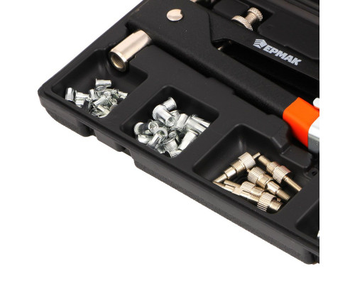 Заклепочник для резьбовых заклепок ЕРМАК М3-М8 в кейсе 671-017