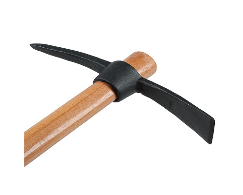 Кирка с деревянной ручкой ЕРМАК 900 мм, 1000 г 616-004