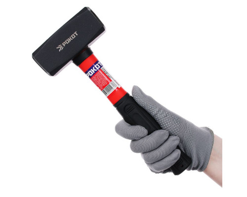 Кувалда с пластиковой ручкой РОКОТ 1500 гр 662-061