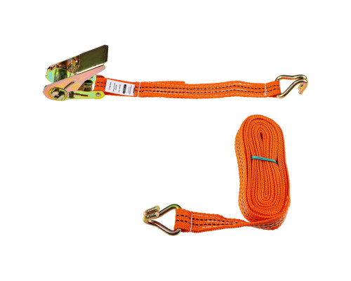 Стяжка груза с храповиком NEW GALAXY 110 мм, 5 м, шир. ленты 25 мм, 500/900 кг, блистер 746-024