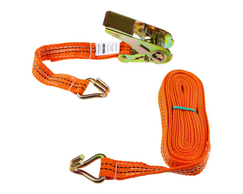 Стяжка груза с храповиком NEW GALAXY 110 мм, 5 м, шир. ленты 25 мм, 500/900 кг, блистер 746-024