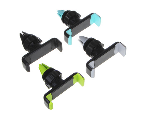 Держатель телефона на дефлектор, тип: раздвижной, пластик ЕРМАК 733-032