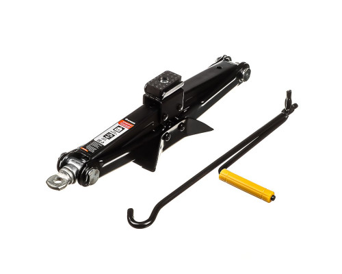 Механический домкрат ЕРМАК ромбический, 1.5 т, высота подъема 100-393 мм, резиновая площадка 770-058