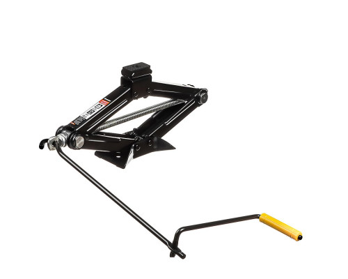 Механический домкрат ЕРМАК ромбический, 1.5 т, высота подъема 100-393 мм, резиновая площадка 770-058