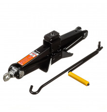 Механический ромбический домкрат ЕРМАК 2т, высота подъема 110-395мм, резиновая площадка 770-059