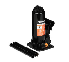 Домкрат гидравлический бутылочный ЕРМАК 3 т, в кейсе, высота подъема 194-372 мм 770-078