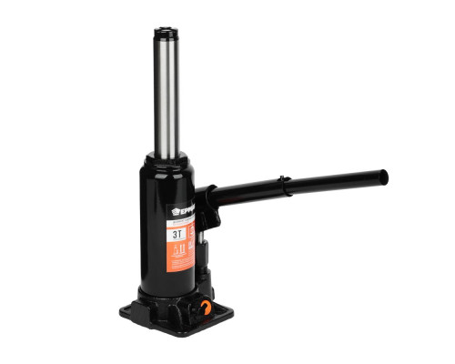 Домкрат гидравлический бутылочный ЕРМАК 3 т, в кейсе, высота подъема 194-372 мм 770-078