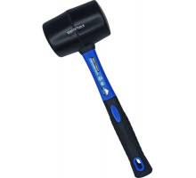 Киянка VertexTools 680 г, черная резина, фибергласовая рукоятка 10-50-680