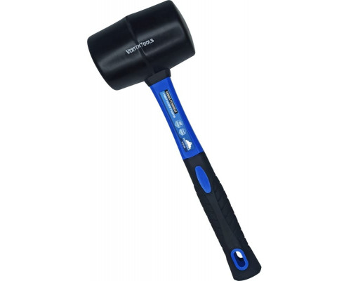 Киянка VertexTools 680 г, черная резина, фибергласовая рукоятка 10-50-680