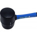 Резиновая киянка VertexTools 225 г, черная резина, фибергласовая рукоятка 10-50-225