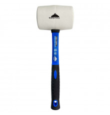 Резиновая киянка VertexTools 680 г, белая резина, фибергласовая рукоятка 10-45-680