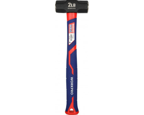 Кувалда WORKPRO с фибергласовой рукояткой, 1000 гр WP241031