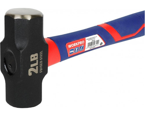 Кувалда WORKPRO с фибергласовой рукояткой, 1000 гр WP241031