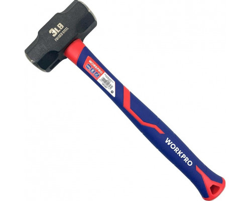 Кувалда WORKPRO с фибергласовой рукояткой, 1500 гр WP241032