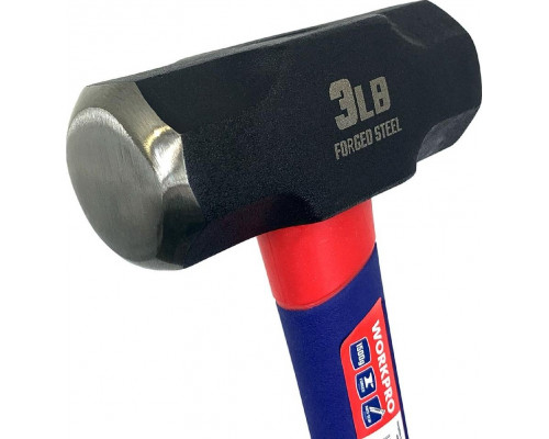 Кувалда WORKPRO с фибергласовой рукояткой, 1500 гр WP241032