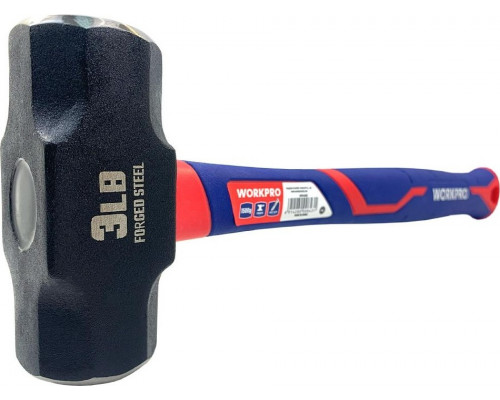 Кувалда WORKPRO с фибергласовой рукояткой, 1500 гр WP241032