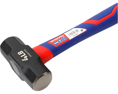 Кувалда WORKPRO с фибергласовой рукояткой, 2000 гр WP241033