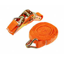 Стяжка груза с храповиком NEW GALAXY 110 мм, 4 м, шир. ленты 25 мм, 500/900 кг, блистер 746-037