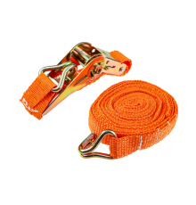 Стяжка груза с храповиком NEW GALAXY 110 мм, 4 м, шир. ленты 25 мм, 500/900 кг, блистер 746-037