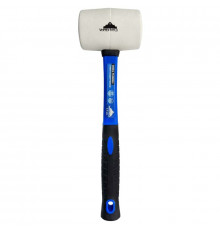 Резиновая киянка VertexTools 225 г, белая резина, фибергласовая рукоятка 10-45-225
