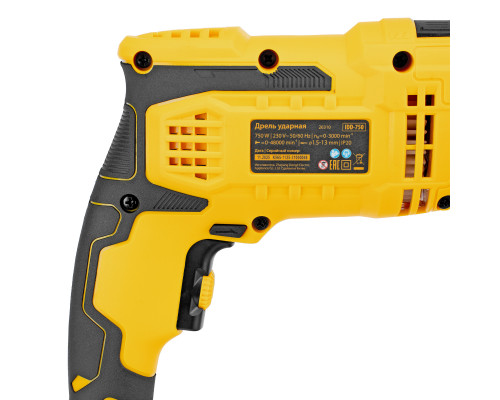 Дрель ударная Denzel IDD-750, 750 Вт 26310